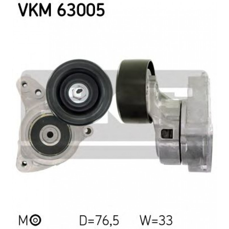 VKM 63005 SKF Натягувач поліклинового ременя